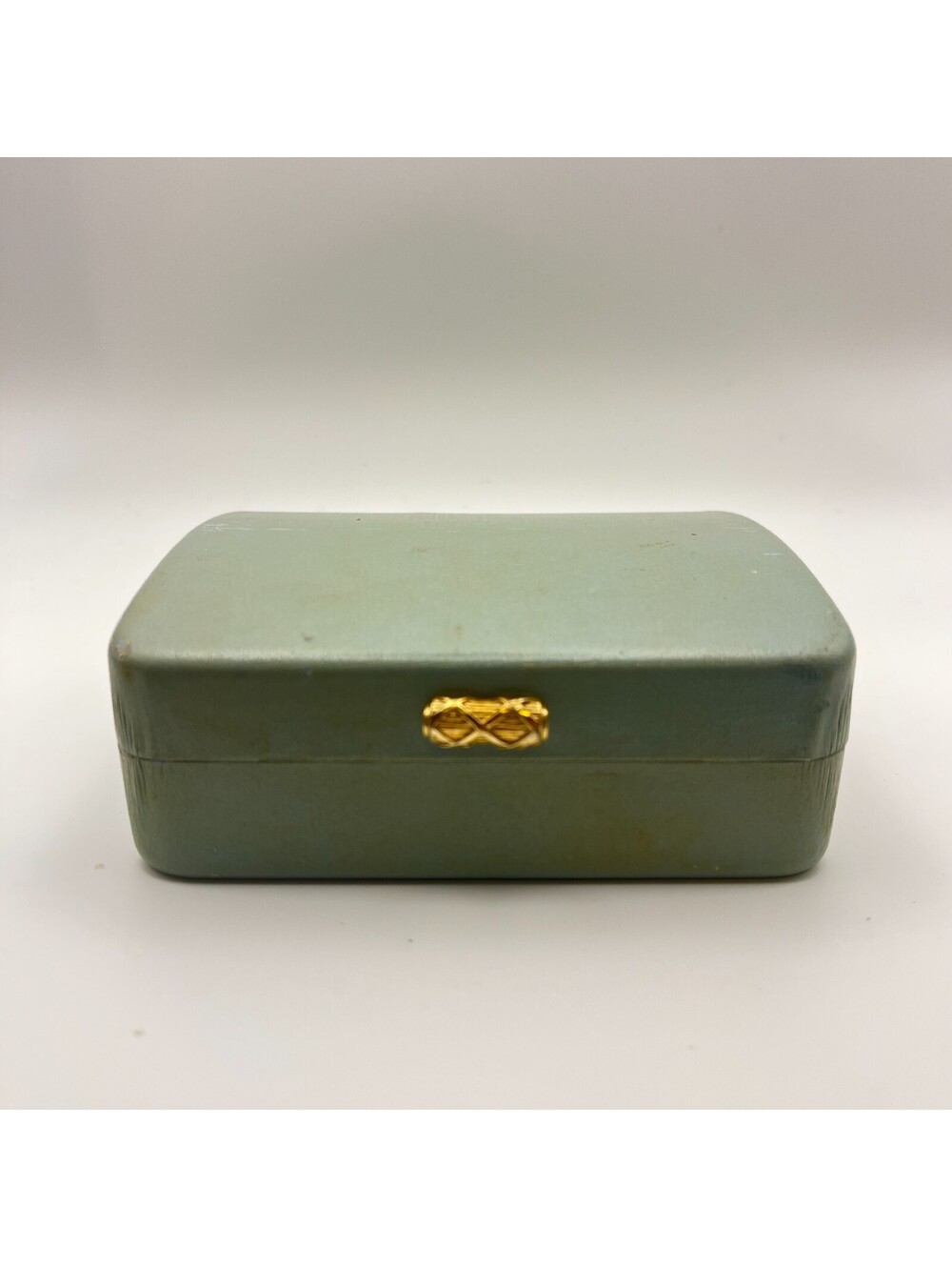 Vintage 1950s 1960s Jewelry Box Seafoam Green Pink Satin Purple Velvet MCM